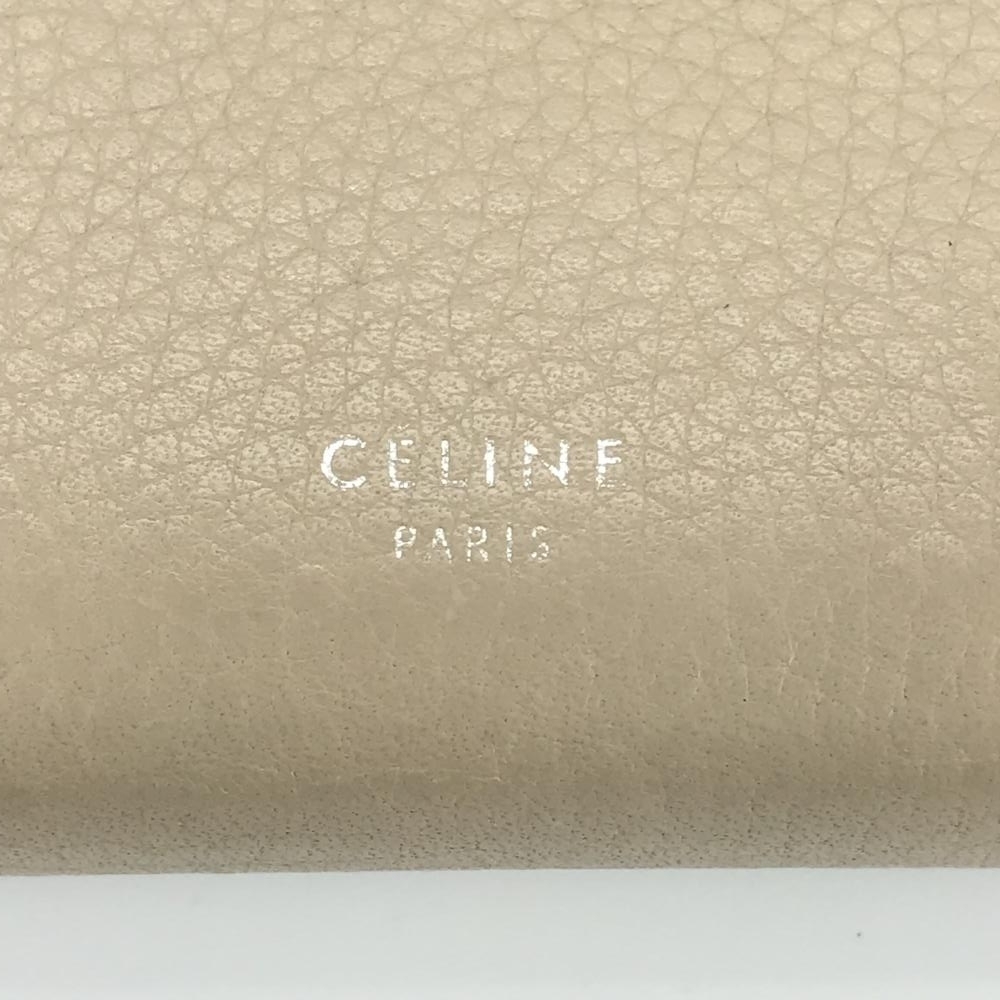 Celine Large Flap Multi-Function Long Wallet Leat… - image 8